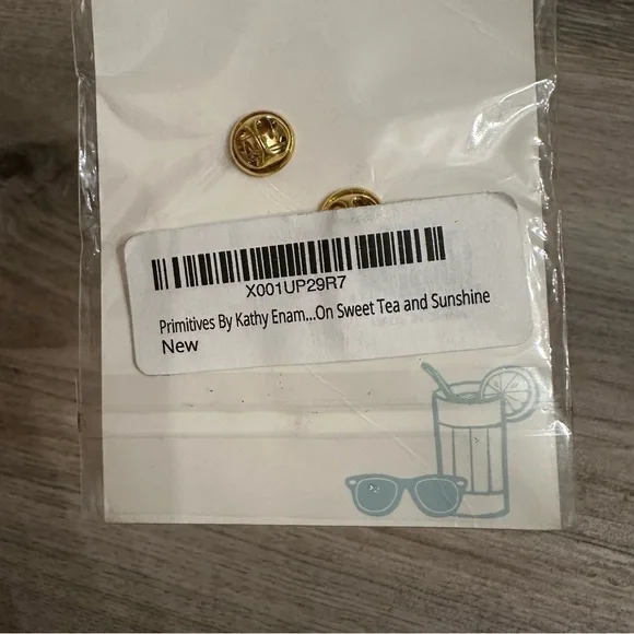 Primitives by Kathy Raised on Sweet Tea & Sunshine Enamel Pin - Picture 3 of 4